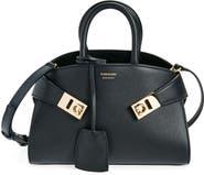 FERRAGAMO Hug Soft Leather Crossbody Bag