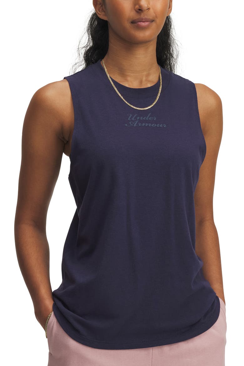 Varsity Graphic Tank, Main, color, MIDNIGHT NAVY / NAVY