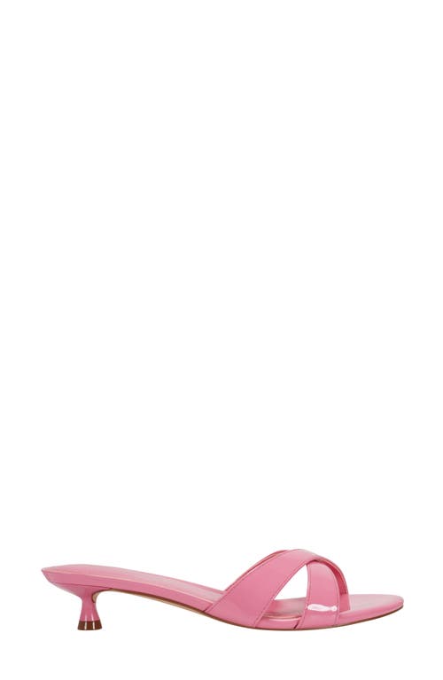 Marc Fisher Ltd Tracey Kitten Heel Slide Sandal In Pink