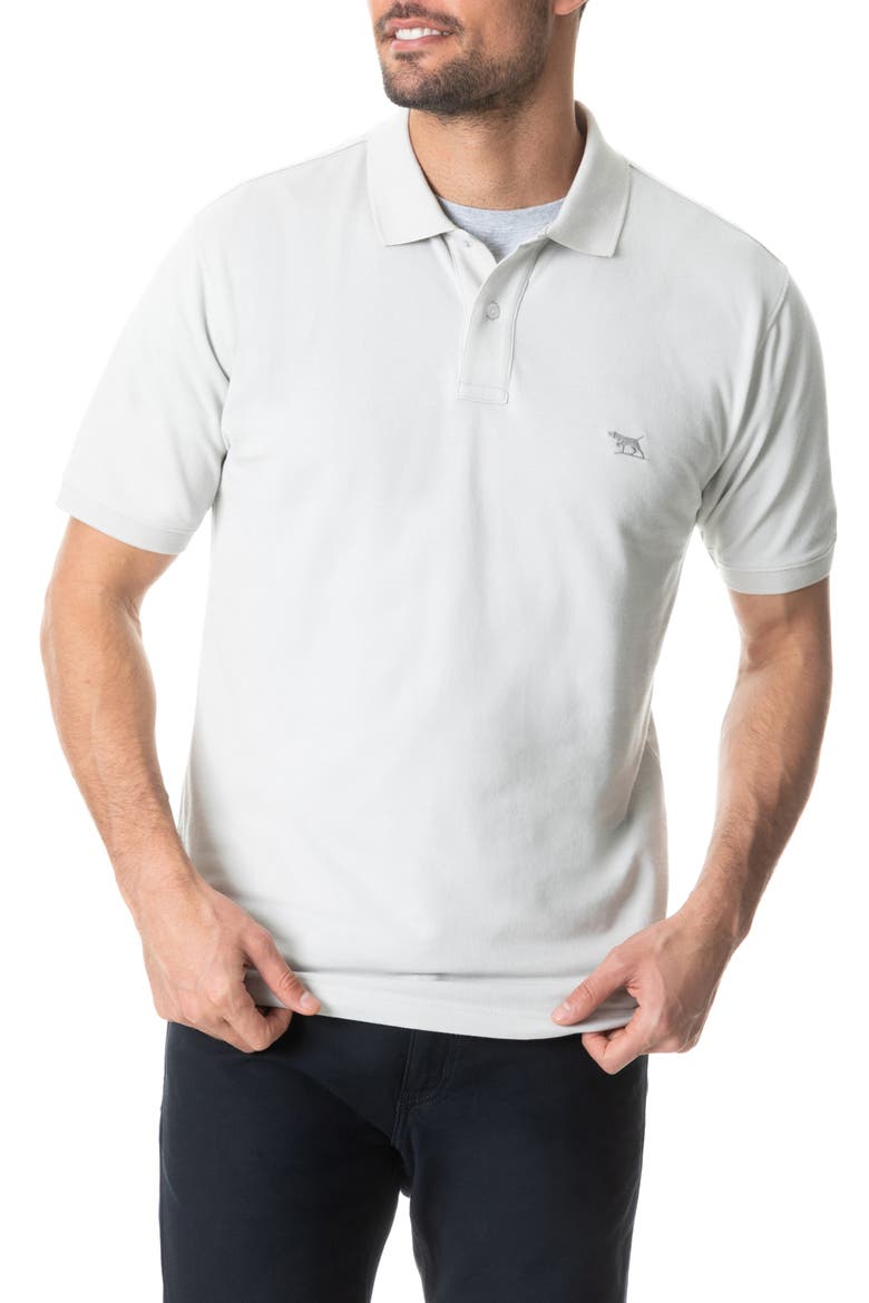The Gunn Original Fit Piqué Polo, Main, color, FOG