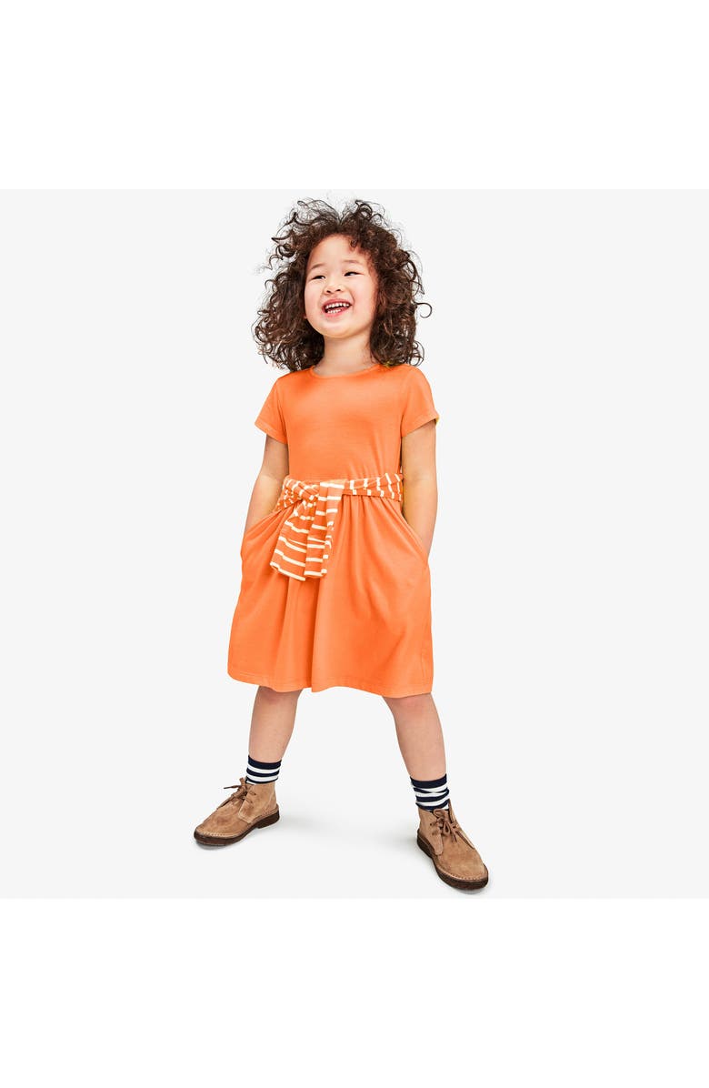 Primary Kids Perfect Pocket Dress, Alternate, color, Clover