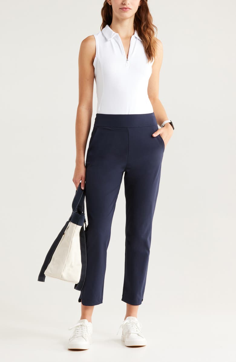 Zella Full Swing Ankle Pants, Alternate, color, Navy Sapphire
