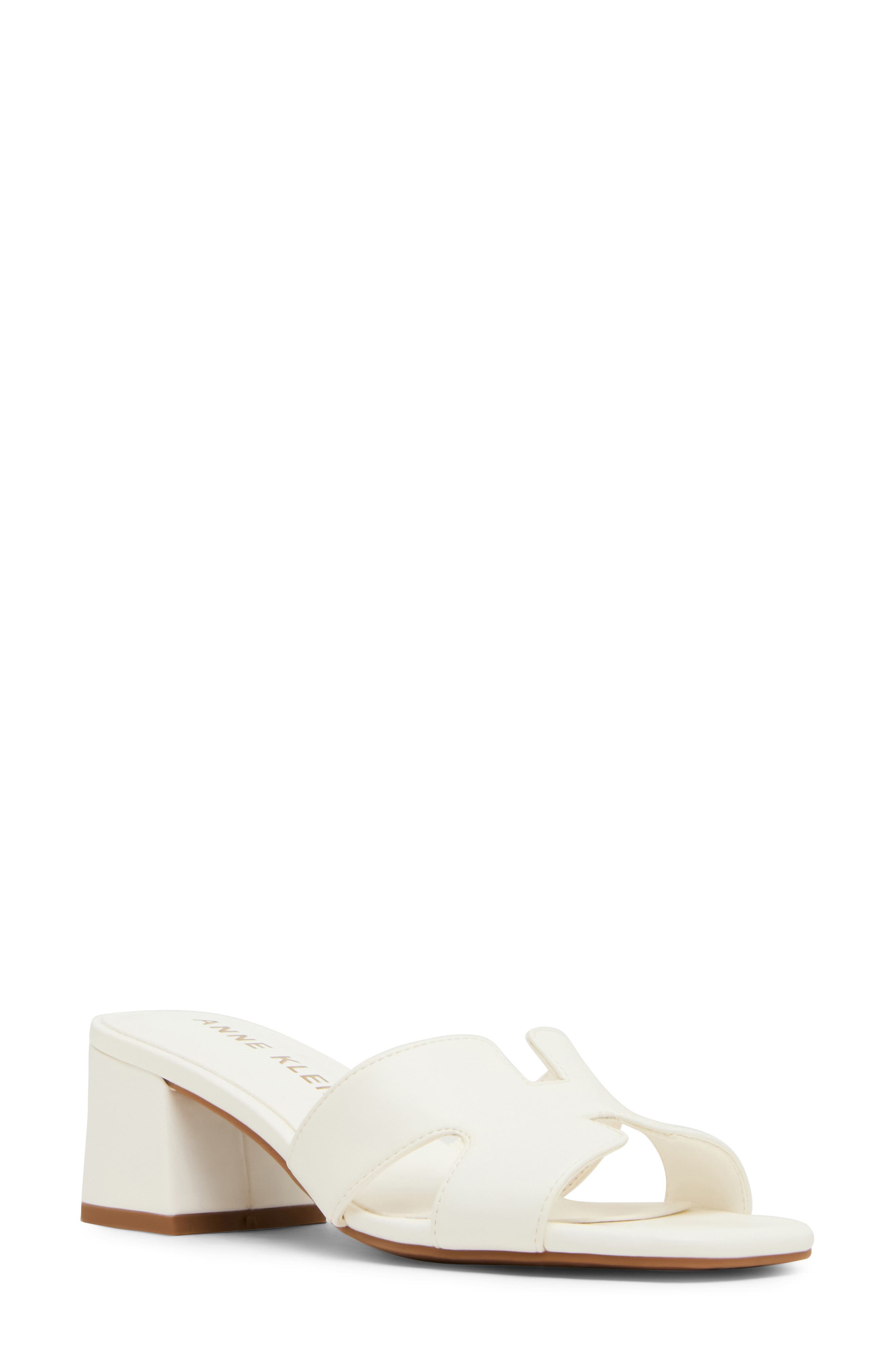 Anne Klein Delphine Slide Sandal, Main, color, White