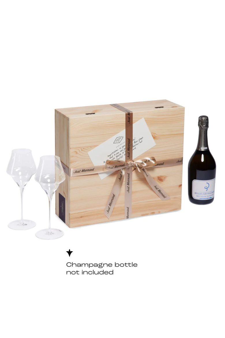Josephine Wedding Gift Box, Main, color, CLEAR