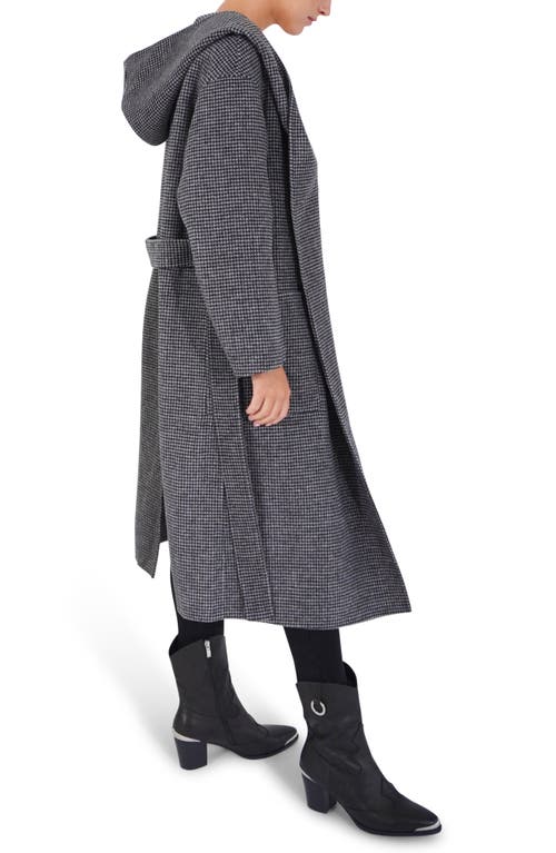 Belle & Bloom Arcadia Oversize Hooded Wool Blend Coat In Gray