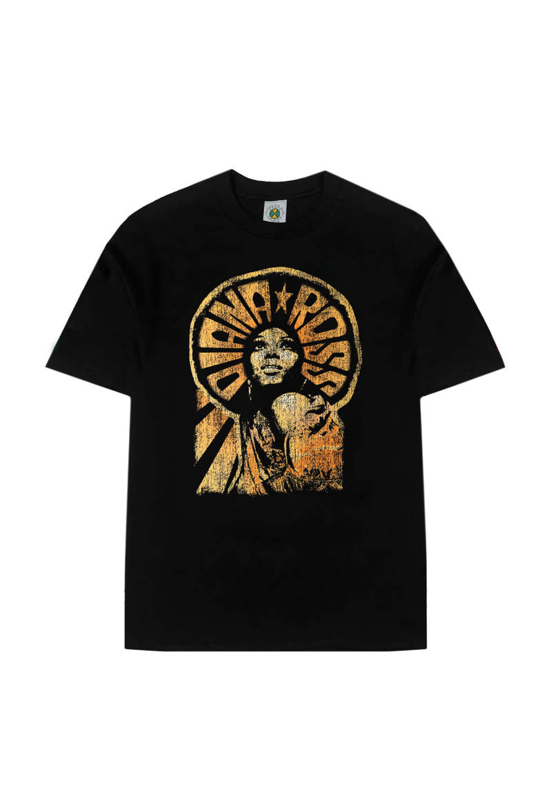 Diana Ross Sunshine T-Shirt, Alternate, color, Black