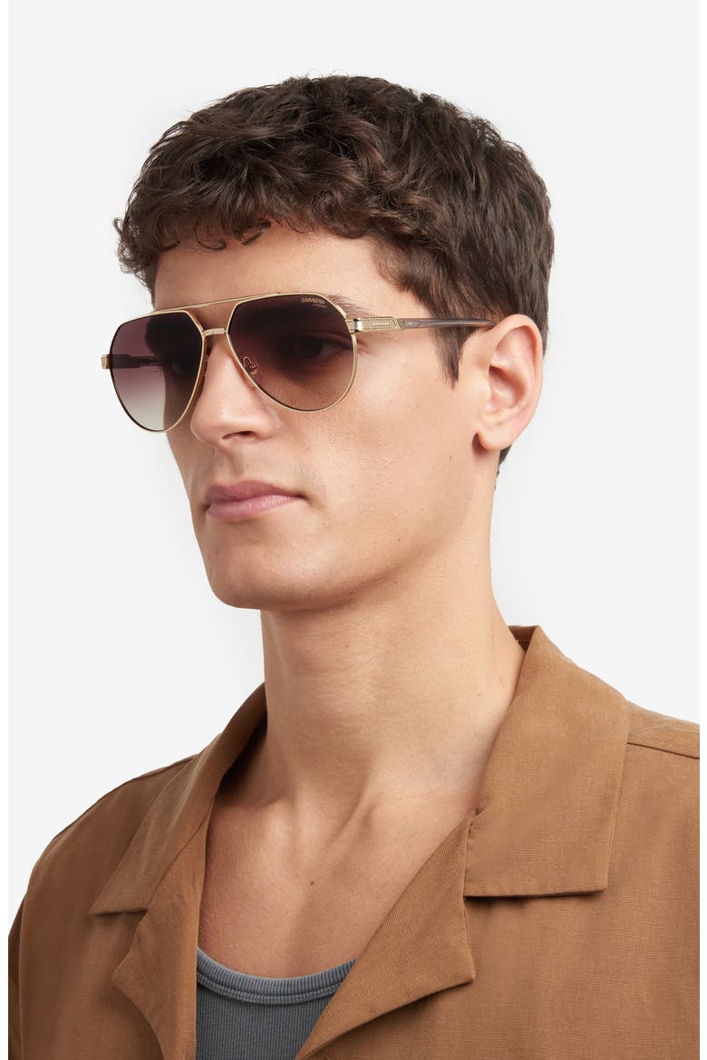 Victory 62mm Gradient Aviator Sunglasses, Alternate, color, 02F7-HA