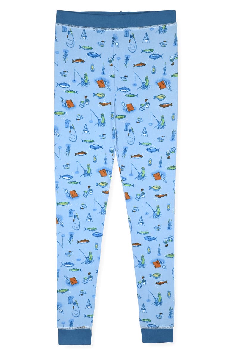 CLOUD NINE Kids' Print Soft Fitted Two-Piece Pajama Set, Alternate, color, 