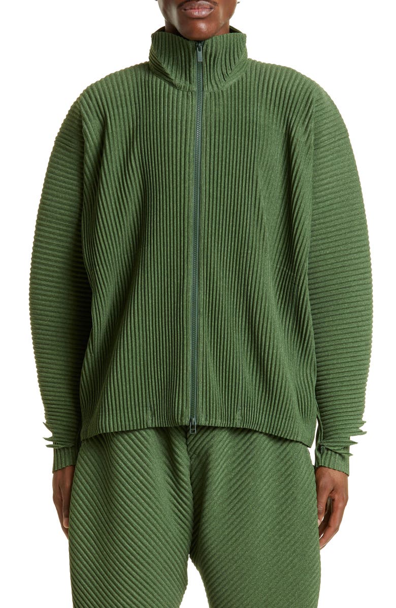 Homme Plissé Issey Miyake Serrate Pleated Jacket, Main, color,