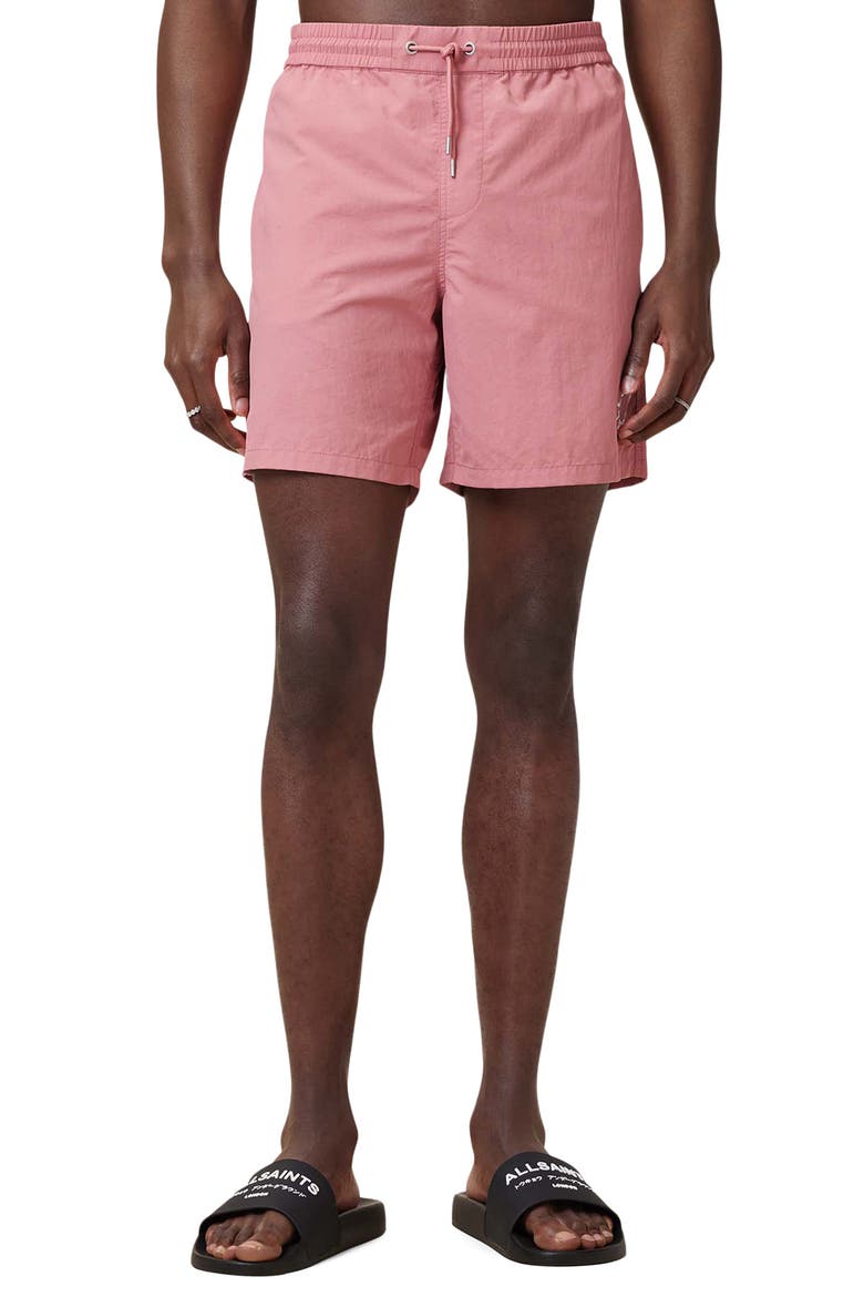 Tierra Swim Trunks, Main, color, AMARA PINK