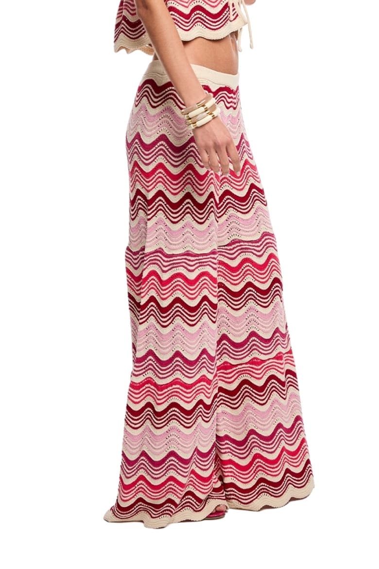 Kari Wide Leg Pointelle Cover-Up Pants, Alternate, color, PINK