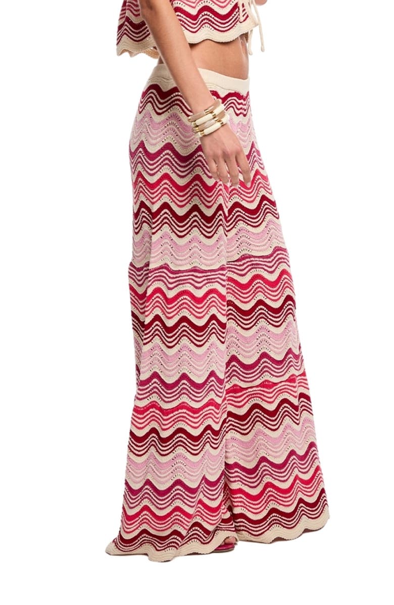 Capittana Kari Wide Leg Pointelle Cover-Up Pants, Alternate, color, 