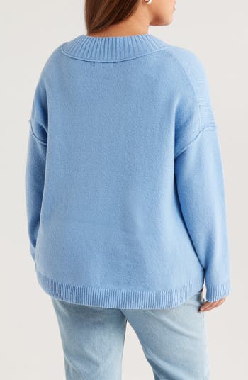 Slouchy V-Neck Sweater