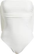 Hutch Bow Strapless One-Piece Swimsuit