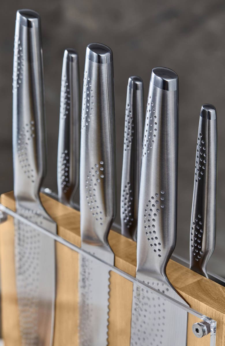 Cuisine::pro<sup>®</sup> iD3<sup>®</sup> SAMURAI<sup>®</sup> Sato 7-Piece Knife Block With Cutting Board, Alternate, color, Silver