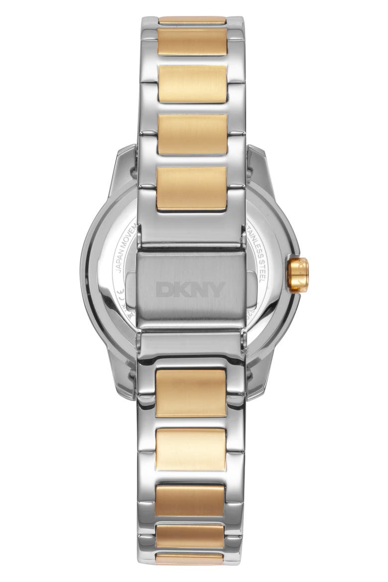 Three Hand Quartz Bracelet Watch, 32mm, Alternate, color, TWO TONE SILVER AND GOLD