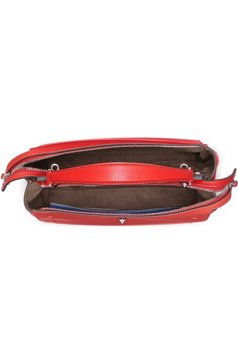 Fendi 'DOTCOM' Leather Satchel, Alternate, color,