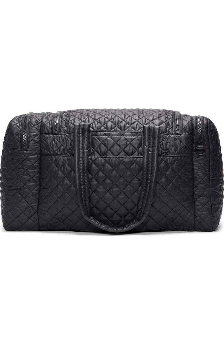 MZ Wallace Metro Team Quilted Nylon Duffle Bag, Alternate, color, Black