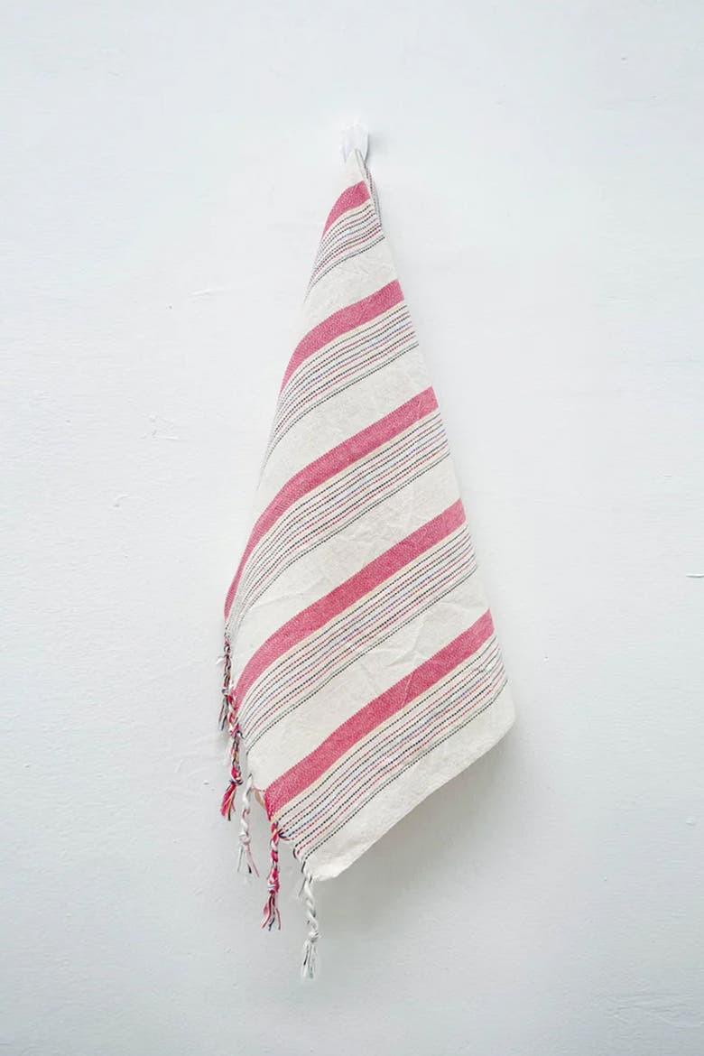 Montauk Hand Towel, Main, color, Pink Ivory
