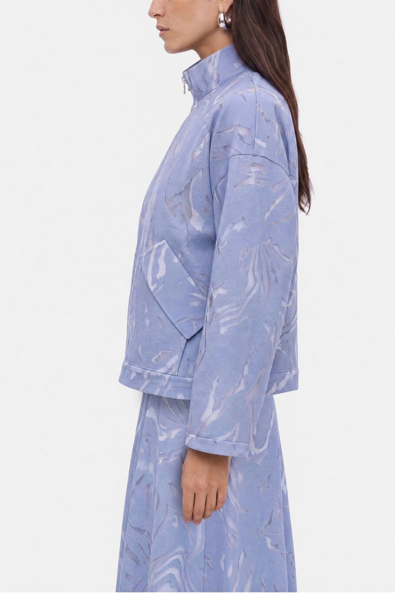 Cotton Blend Jacket, Alternate, color, Blue