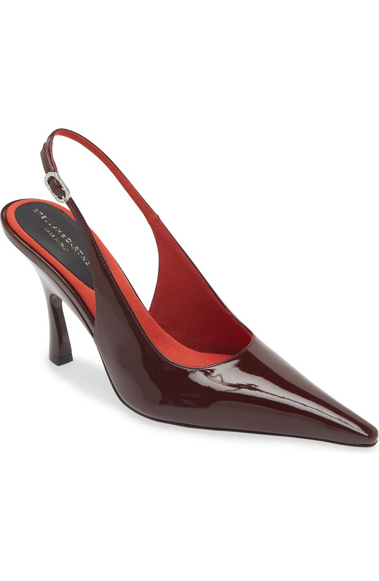 Stella McCartney Elsa Pointed Toe Slingback Pump, Main, color,