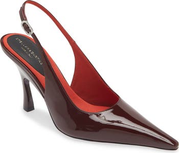 直営店☆Stella McCartney☆SALE! Elsa Pointed Toe ミュール Women Lipstick Red Elsa Pointed Toe Slingbacks | Stella