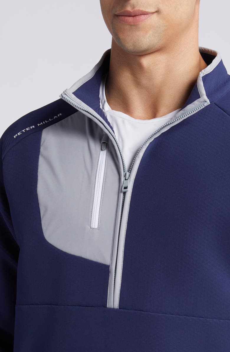 Peter Millar Galeforce Water Resistant Half Zip Jacket, Alternate, color,