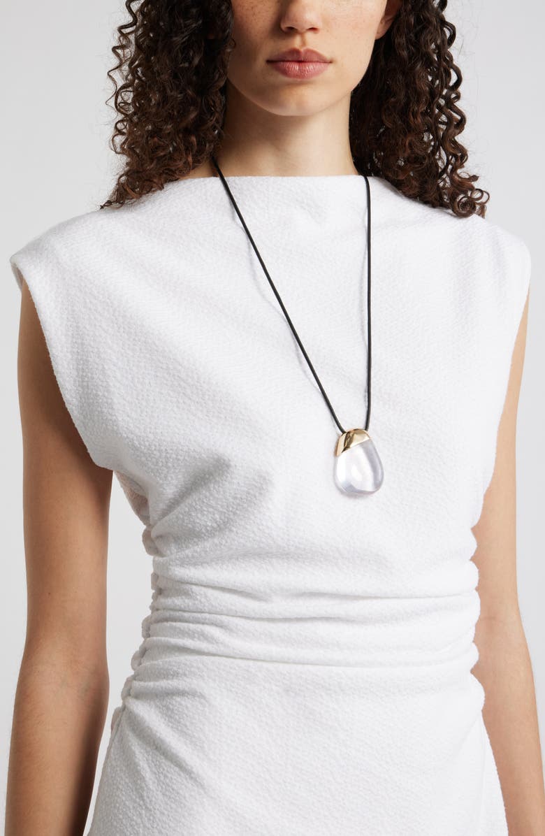 Nordstrom Ruched Cap Sleeve Dress, Alternate, color, White