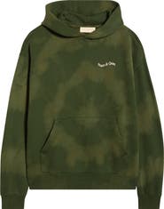 Museum of Peace & Quiet Wordmark Tie Dye Cotton Hoodie