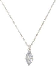 Kate Spade New York signature solitaire cubic zirconia pendant necklace
