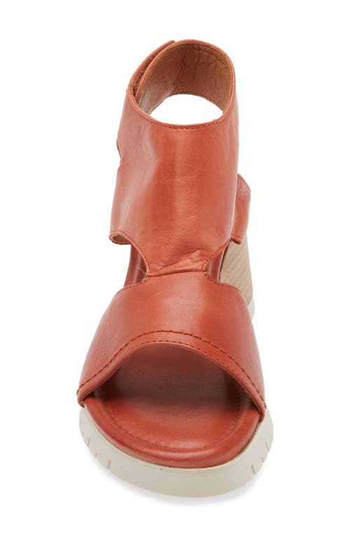 Miz Mooz Meredyth Wedge Sandal In Brick