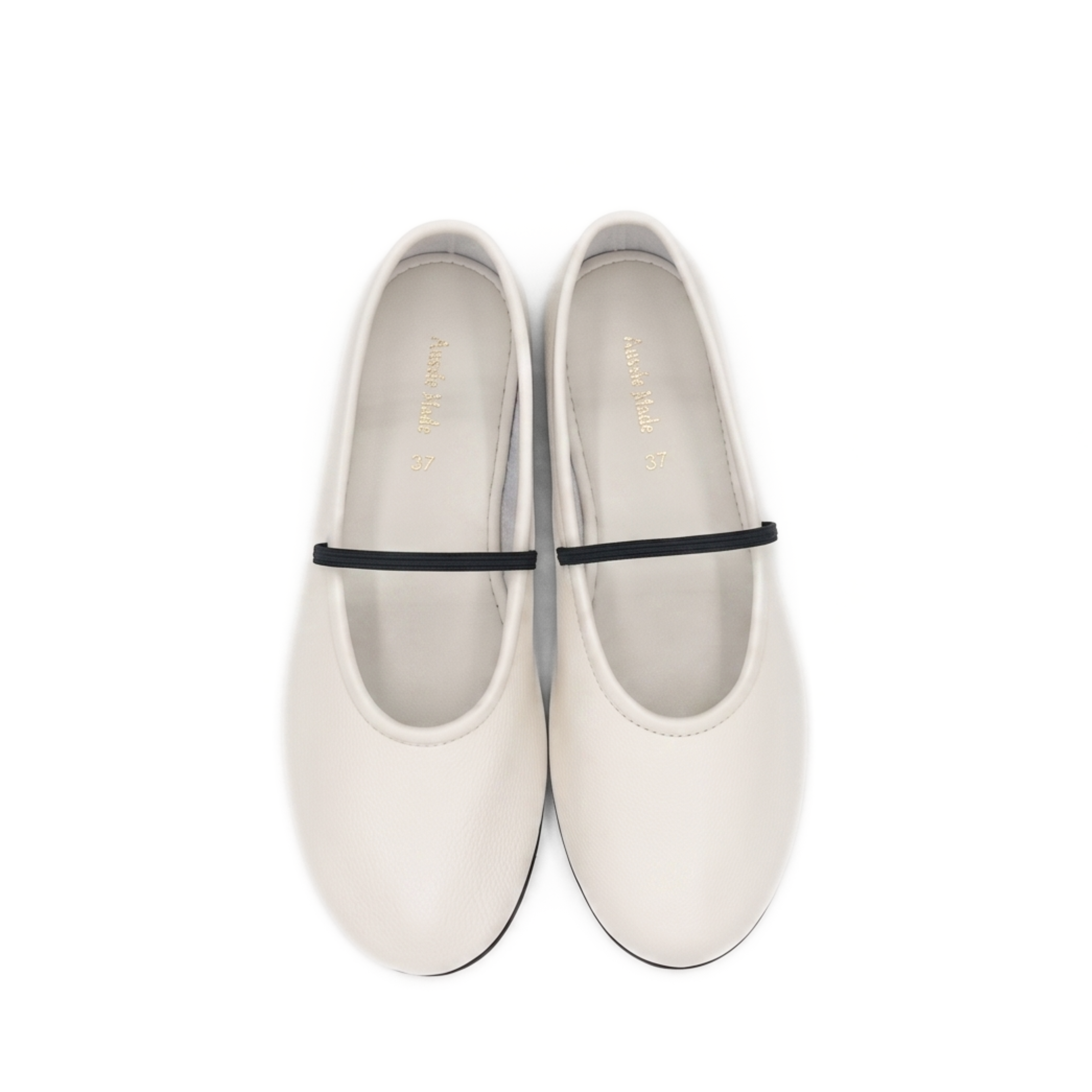 Amber Elastic Mary Janes, Alternate, color, White