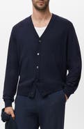 MANGO Solid Wool Cardigan