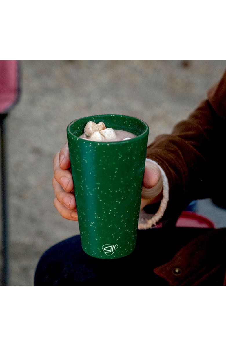 Silipint Silicone 16oz Coffee Tumblers, 2 Pack, Alternate, color, Green