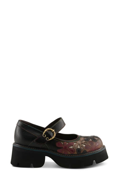 L'artiste By Spring Step Busybee Platform Mary Jane Shoe In Multi