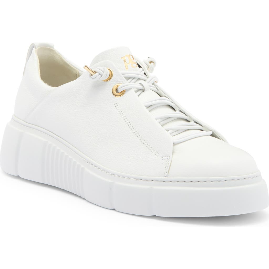 Paul Green Abbey Sneaker In White Leather