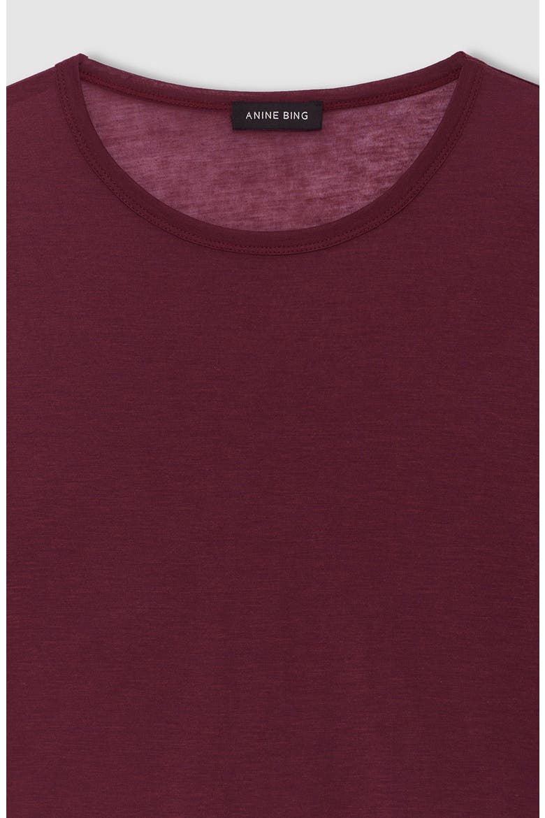 Sylvie Tee, Alternate, color, Fig