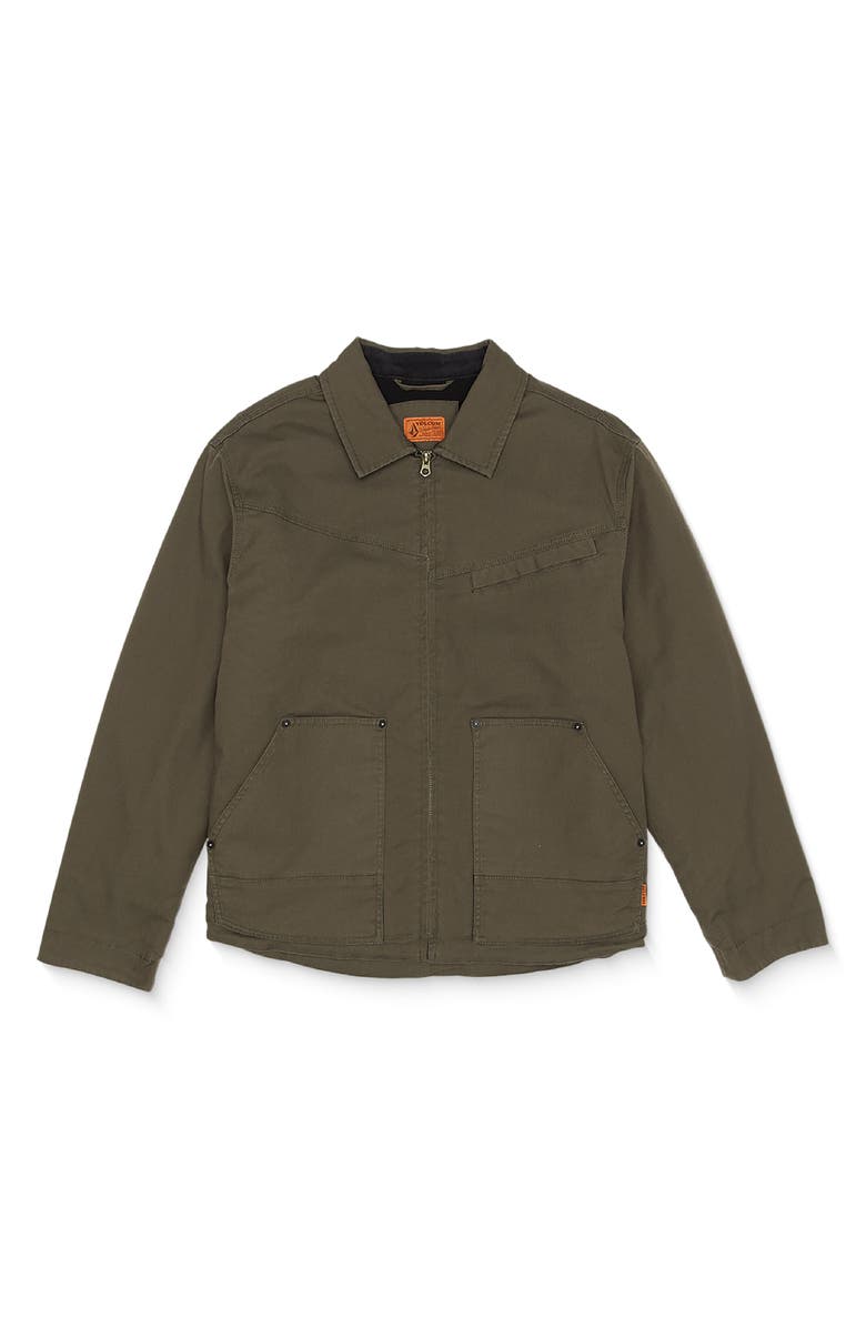 Volcom Workwear Heavy Zip Jacket, Alternate, color, 