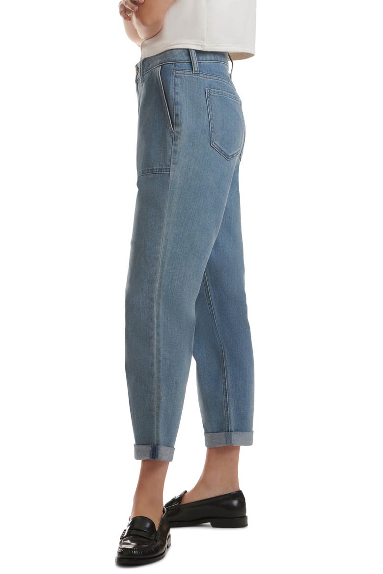 Patch Pocket Easy Crop Jeans, Alternate, color, NEWTON