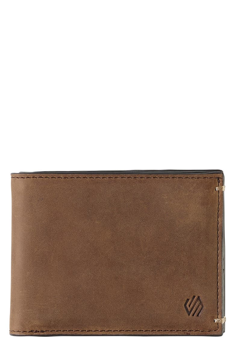 Jackson Leather Wallet, Main, color, TAN OILED