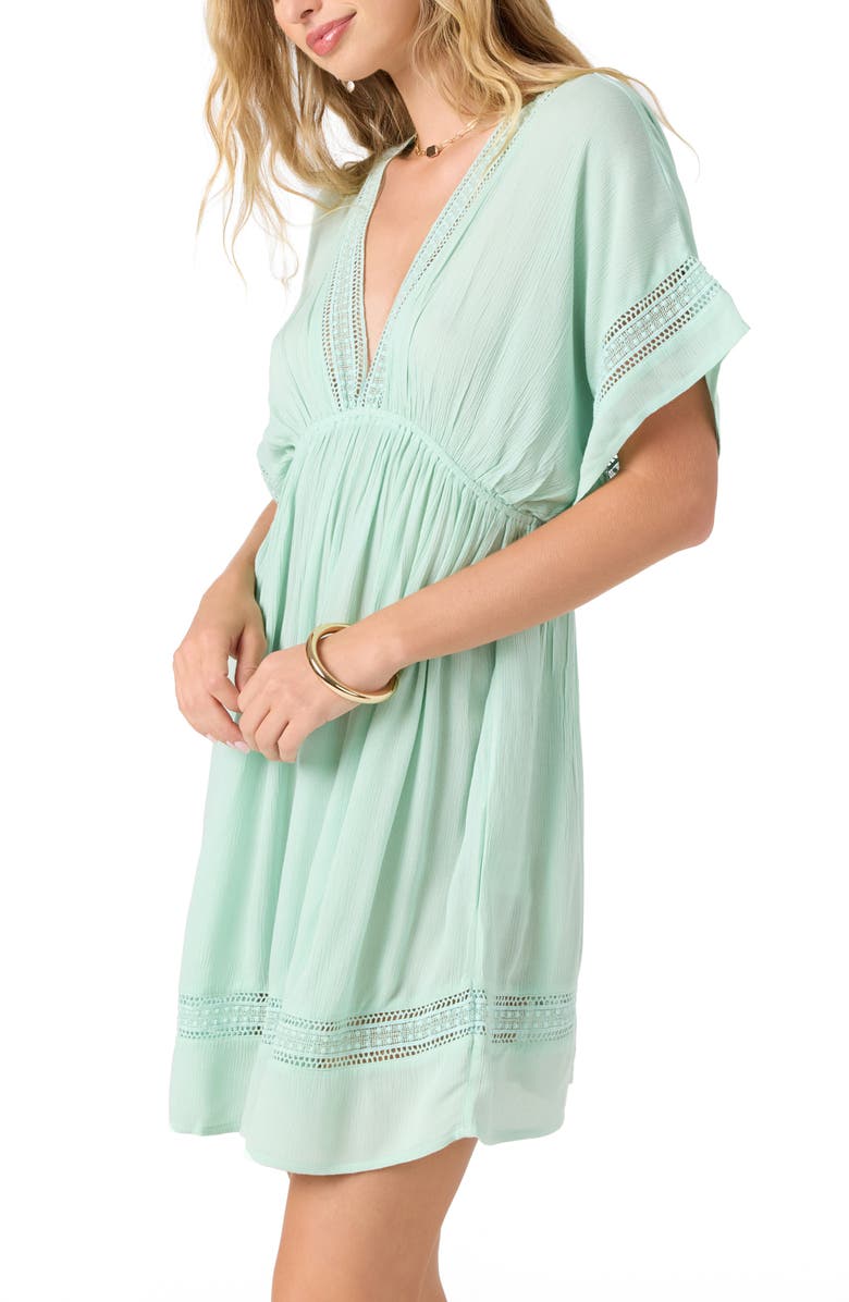 O'Neill Kleo Cover-Up Minidress, Alternate, color, Opal