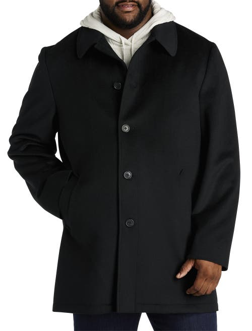 Michael Kors Kurt Overcoat In Black
