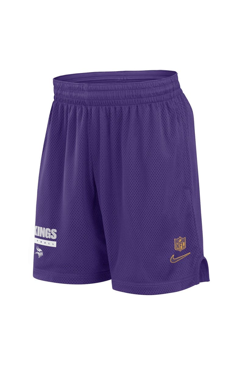Nike Men's Nike Purple Minnesota Vikings 2024 Sideline Performance Mesh Shorts, Alternate, color, 