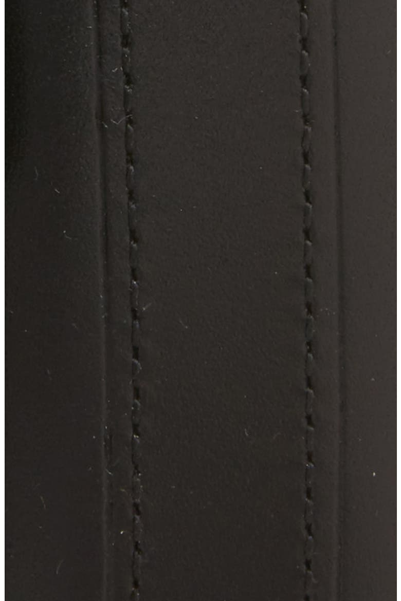 Cortina Leather Belt, Alternate, color, BLACK