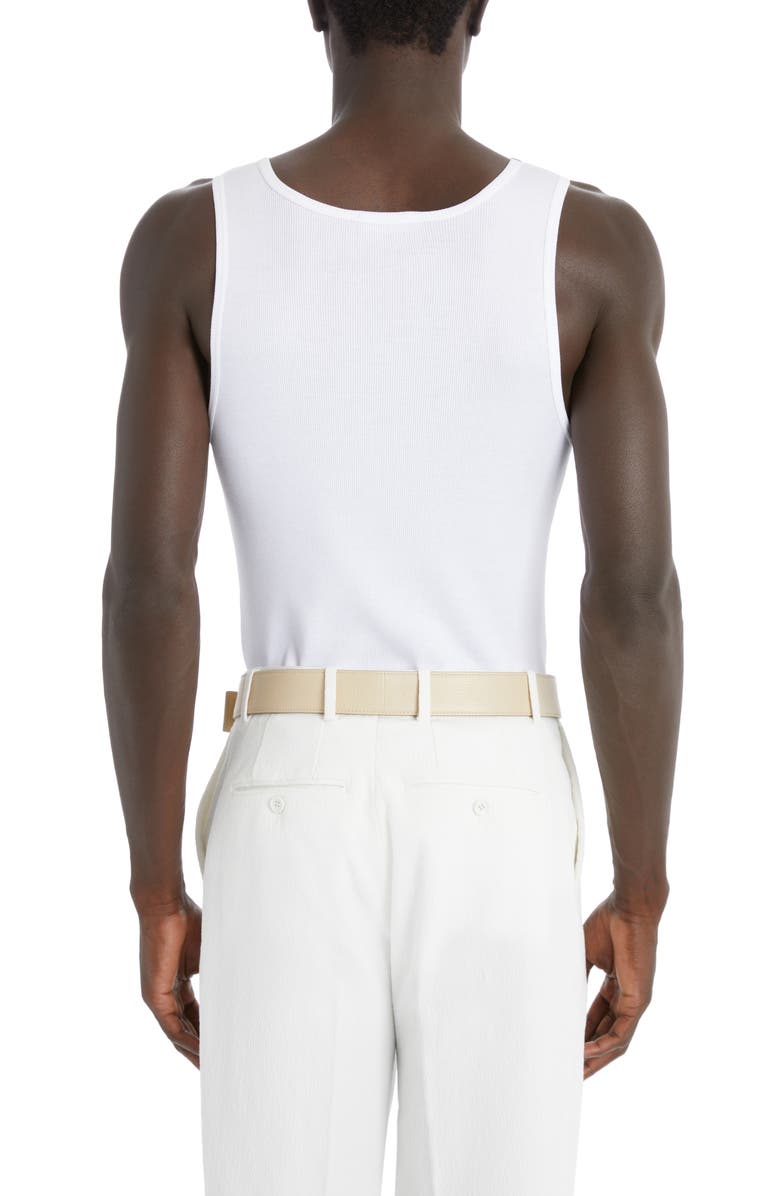 Dolce&Gabbana Cotton Rib Tank, Alternate, color, 