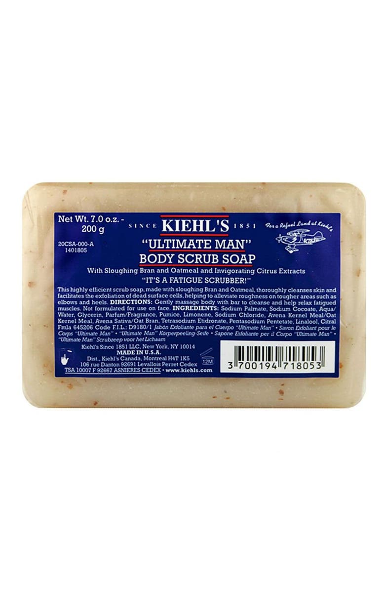 Kiehl's Since 1851 Ultimate Man Body Scrub Soap, Alternate, color, 