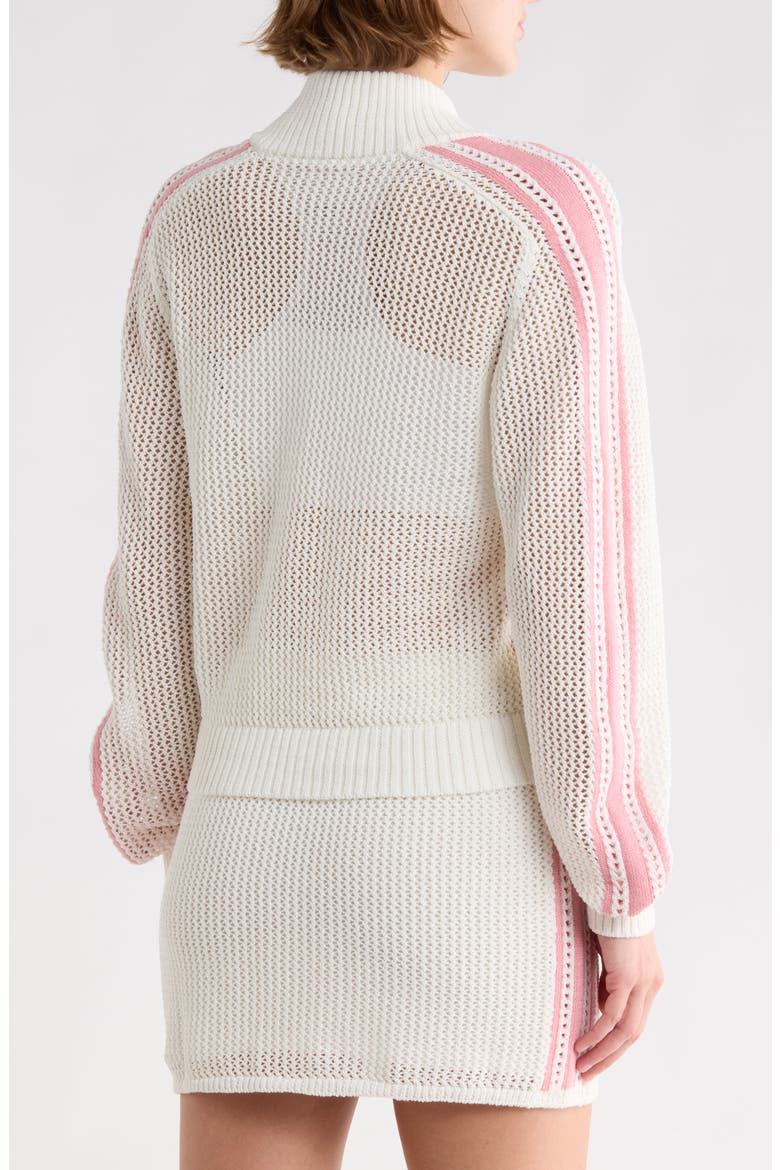 Heart Stopper Full Zip Sweatshirt, Alternate, color, CREAM
