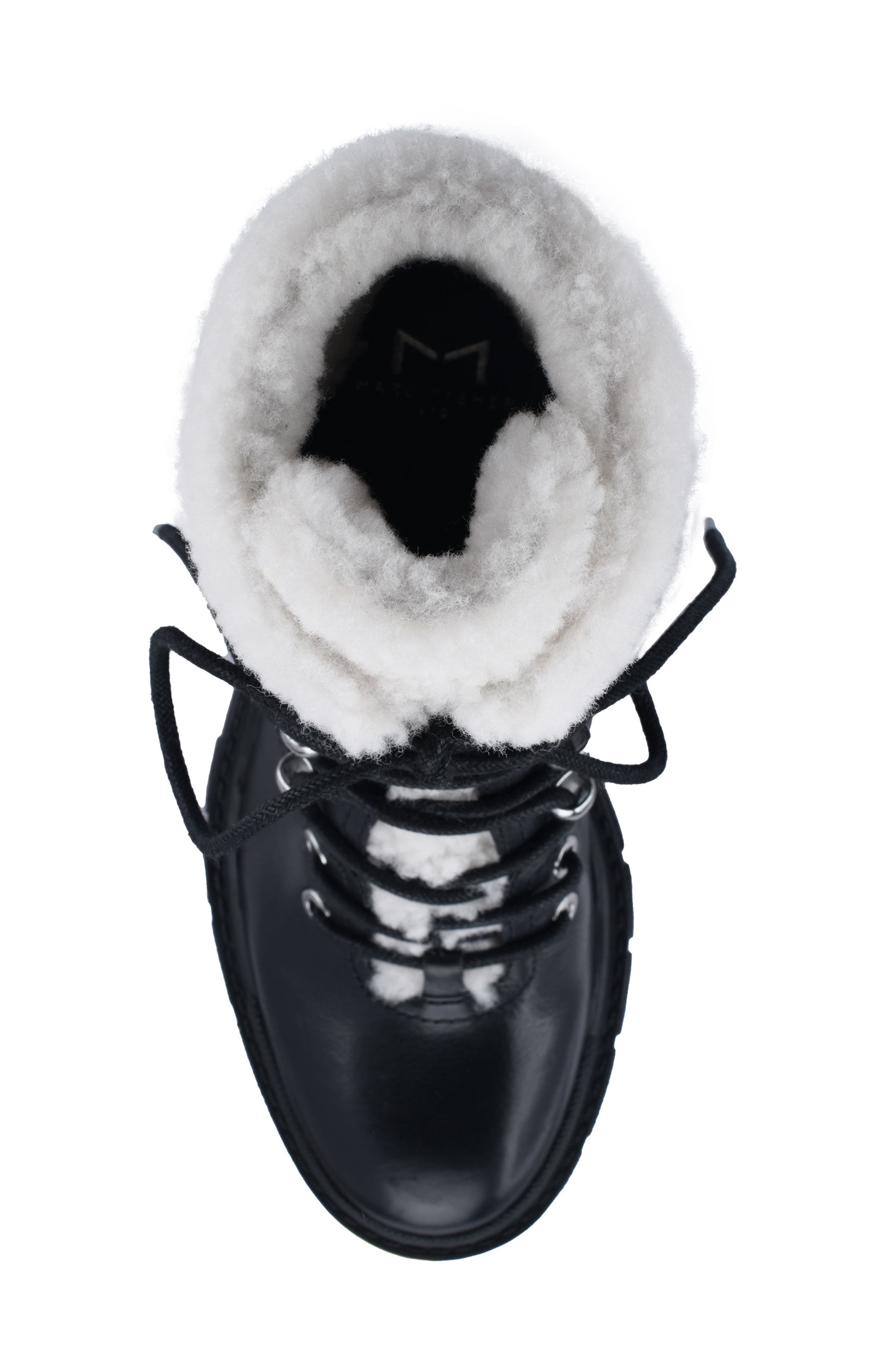 Marc Fisher LTD Marc Fisher Vacinta Genuine Shearling Bootie, Alternate, color, 