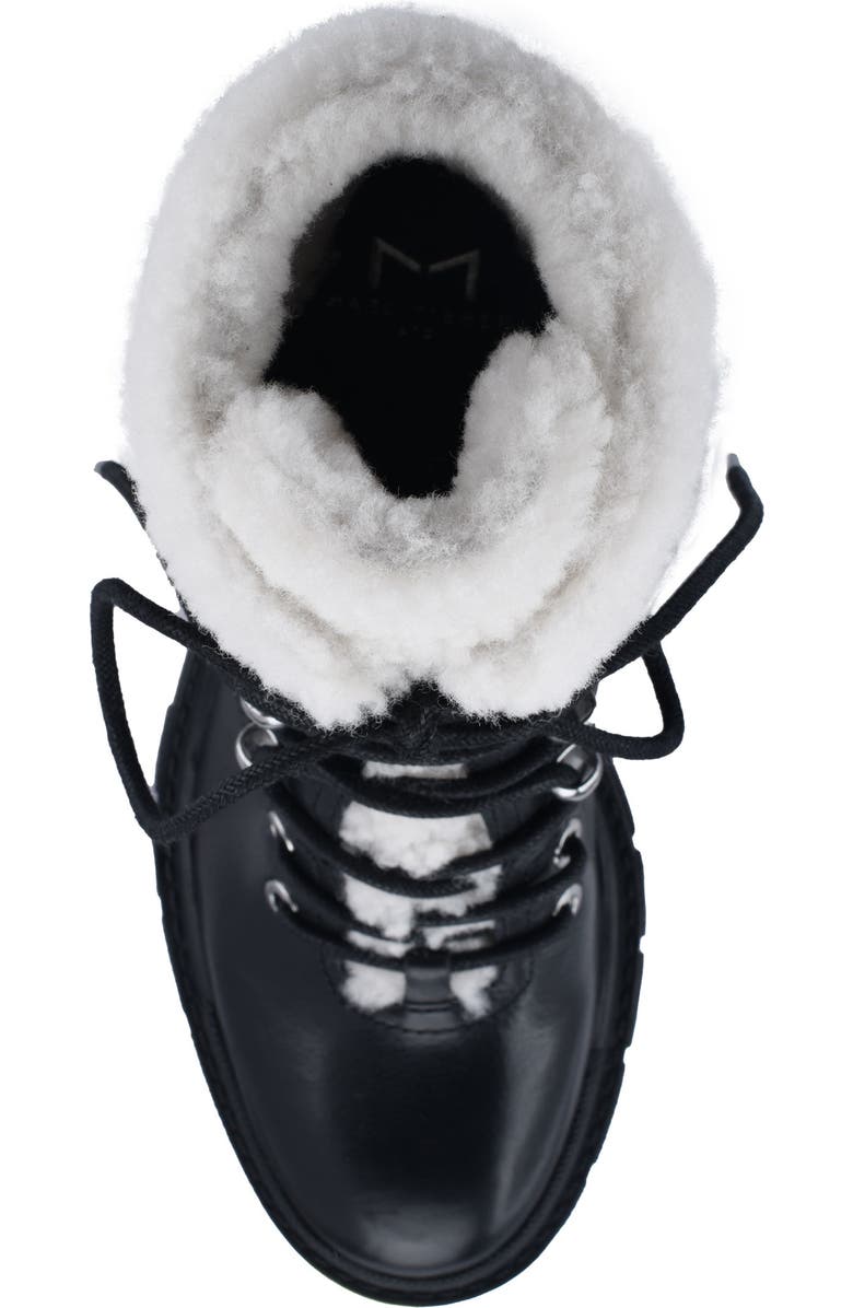Marc Fisher LTD Marc Fisher Vacinta Genuine Shearling Bootie, Alternate, color,