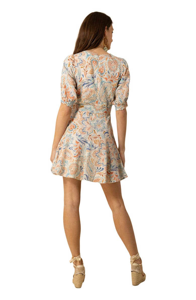 Hale Bob Faye Linen Dress, Alternate, color, 